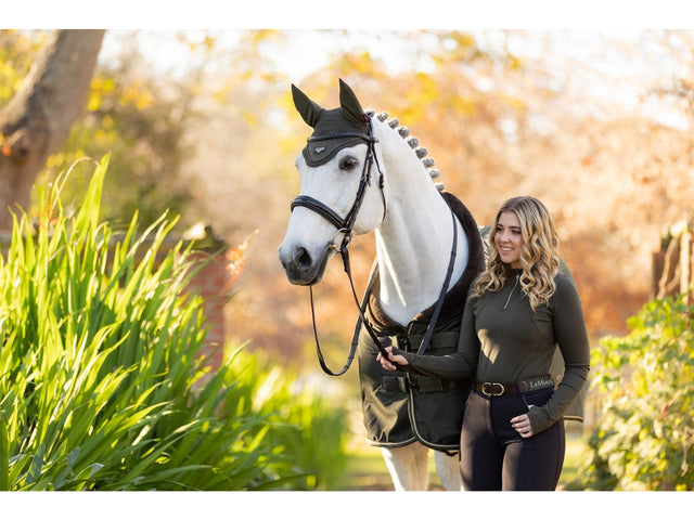 LeMieux Damen Baselayer zipped Neck, Oak - IQ Horse