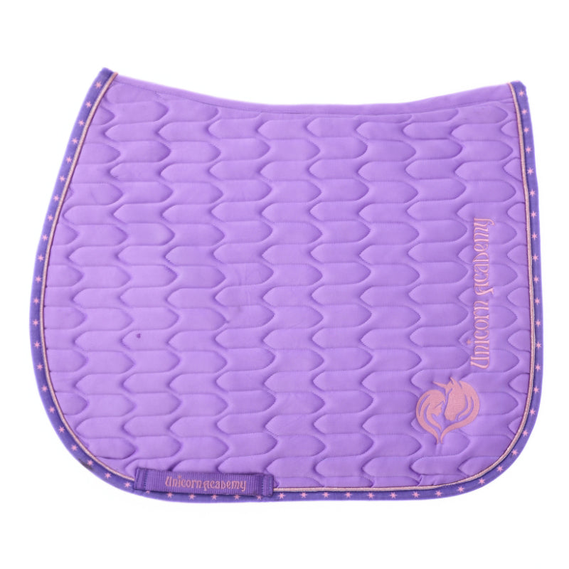 Holzpferdeschabracke Unicorn Academy Kids lila