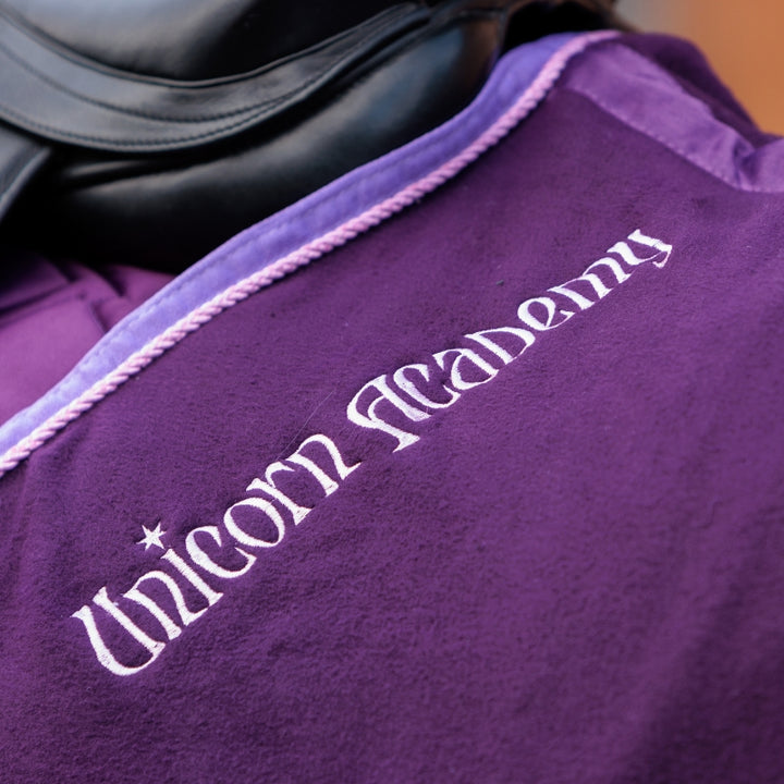 Abschwitzdecke Unicorn Academy – Fleece