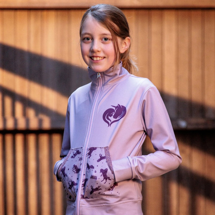 Kinderjacke Unicorn Academy – Glitzerbiese