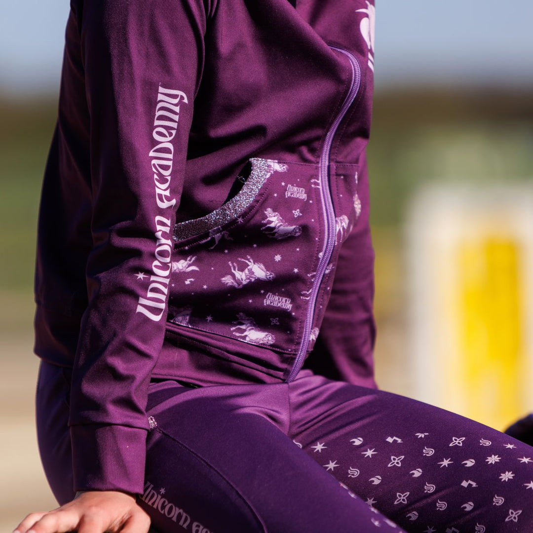 Kinderjacke Unicorn Academy – Glitzerbiese