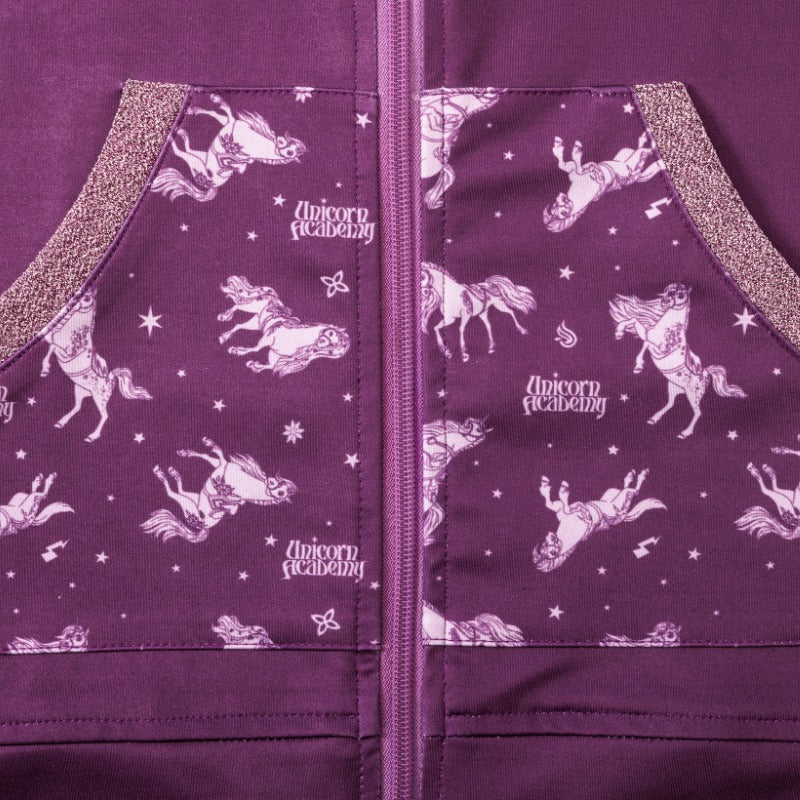 Kinderjacke Unicorn Academy – Glitzerbiese