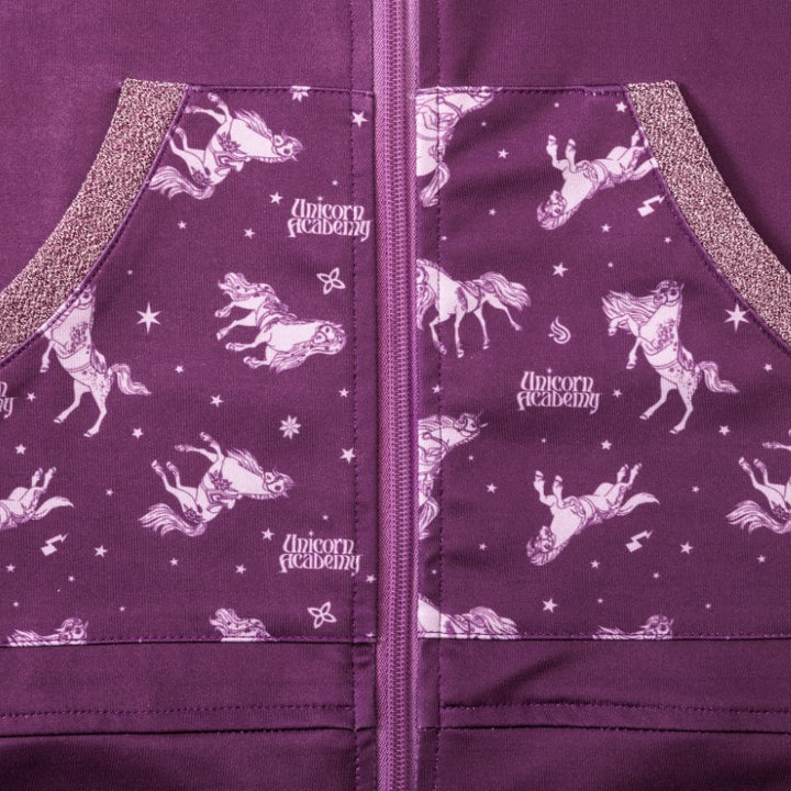 Kinderjacke Unicorn Academy – Glitzerbiese