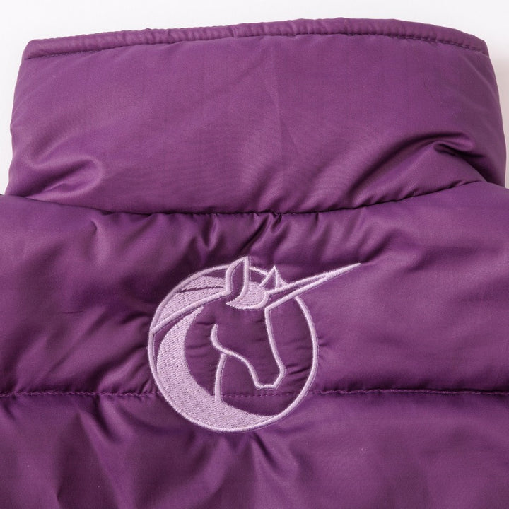 Kinder-Steppweste Unicorn Academy – Glitzer