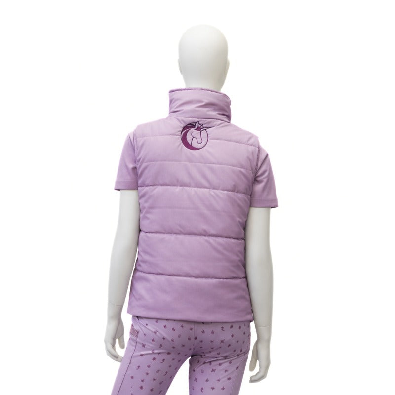 Kinder-Steppweste Unicorn Academy – Glitzer