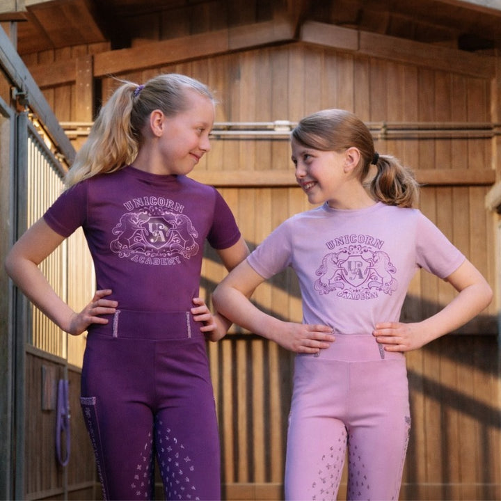 Kinder-Reitleggings Unicorn Academy – Vollbesatz