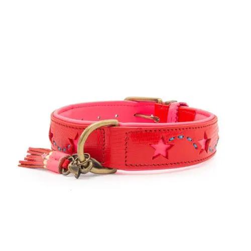 Dog with a mission - Halsband Pink Star - IQ Horse