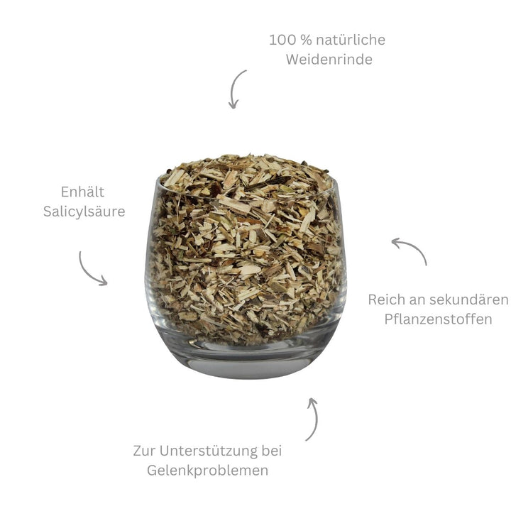 Kräuter Weidenrinde – geschnitten, 0,5 kg