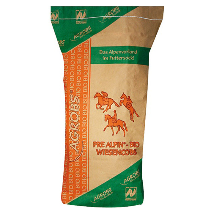 Grundfutter Pre Alpin Wiesencobs – Bio, 20 kg