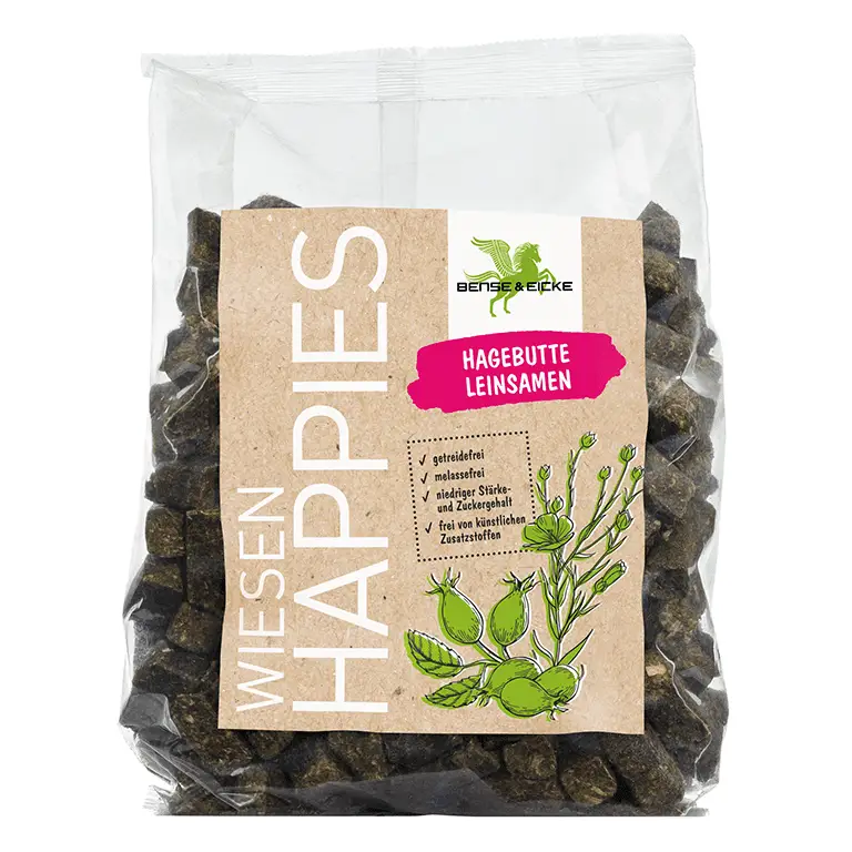 B&E Wiesen happies Hagebutte Leinsamen - IQ Horse