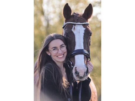 Bridlery Stirnriemen, Stunning White - IQ Horse