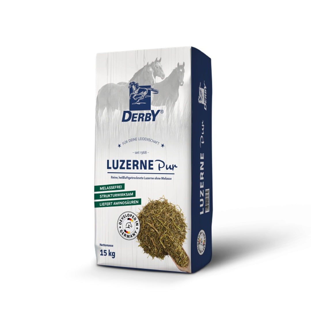 Raufutter Luzerne Pur – staubarm, 15 kg