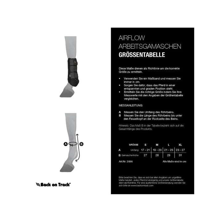 Back on Track Airflow Arbeitsgamaschen versch. Farben - IQ Horse