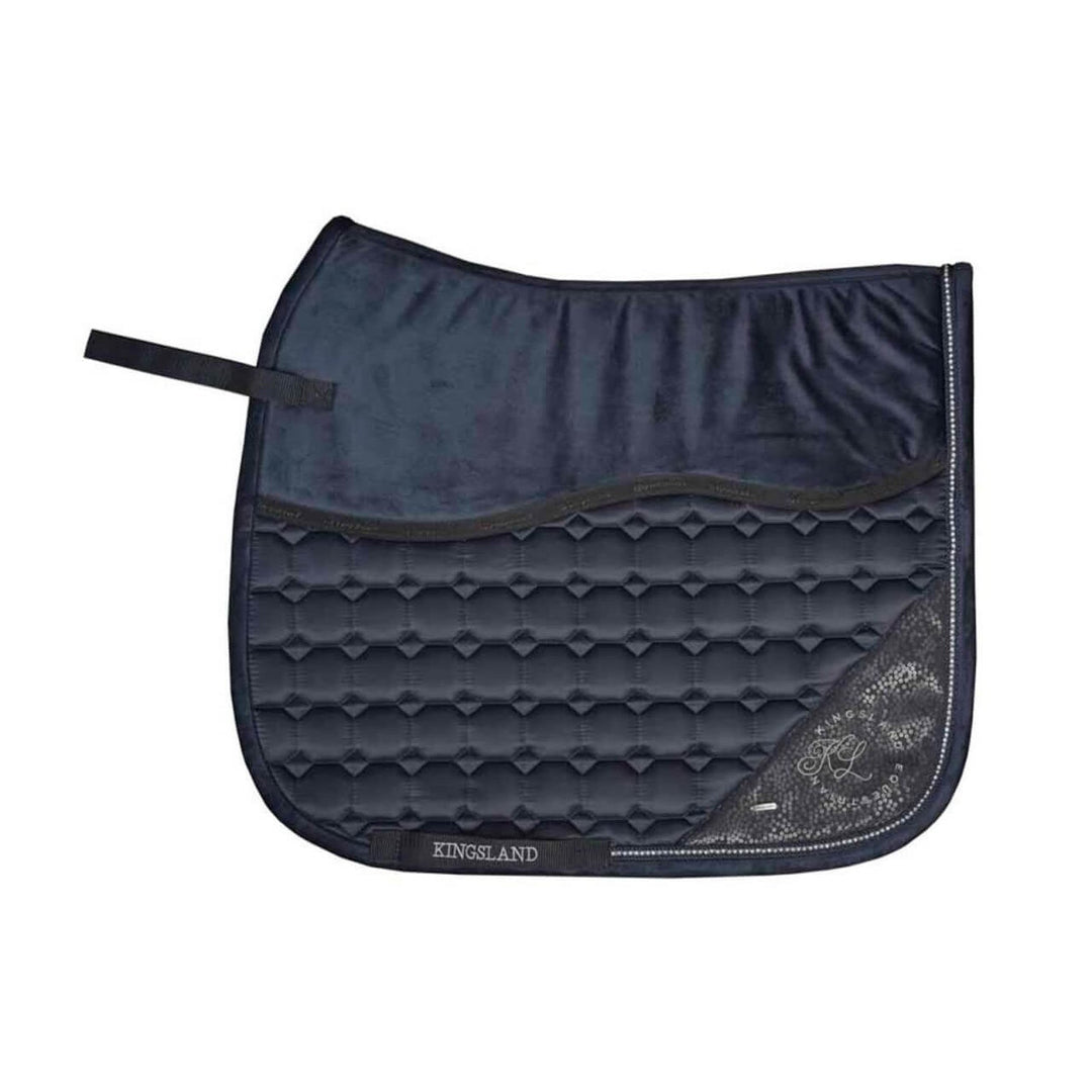 Kingsland KLodessa Satin- & Samtschabracke, Dressur, navy - IQ Horse