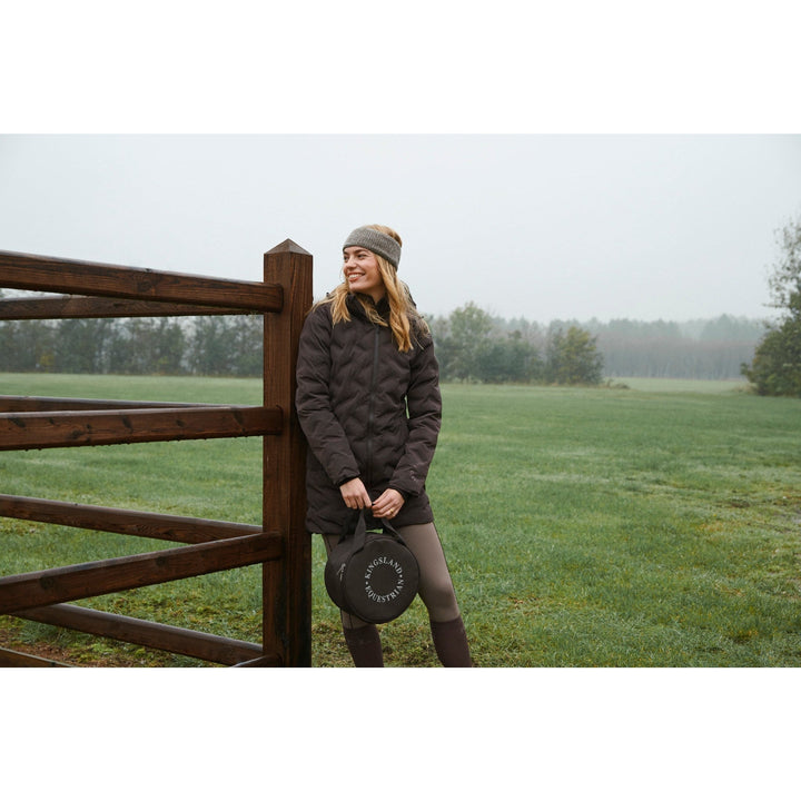 Kingsland Damen Reit-Mantel KLsidra, wasserdicht, isoliert, brown black coffee - IQ Horse