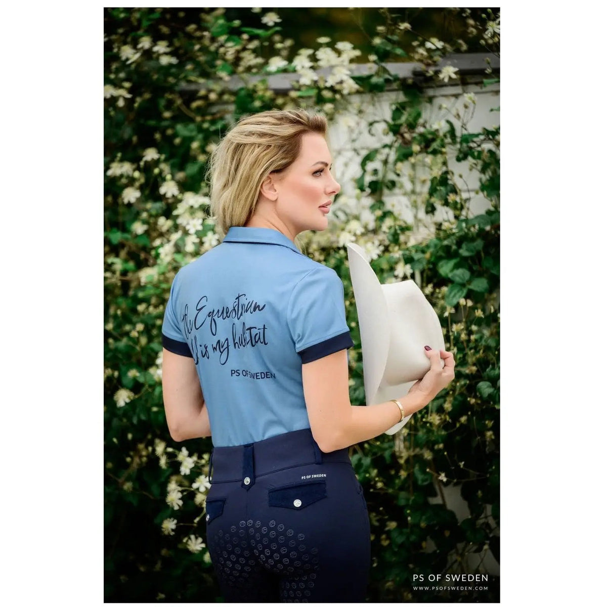 Ps of Sweden Poloshirt Daniella, Light Blue - IQ Horse