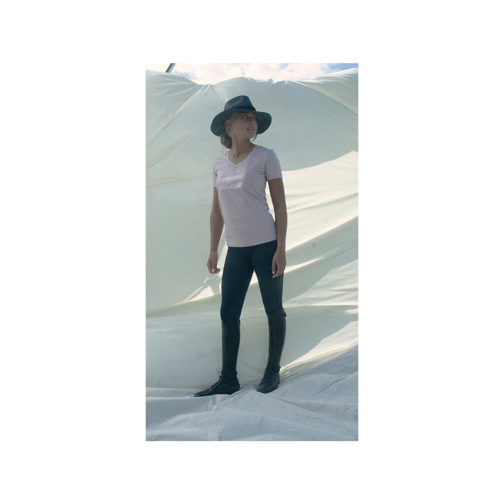 Kingsland KLluna T-Shirt Damen Satin Print, Lilac - IQ Horse