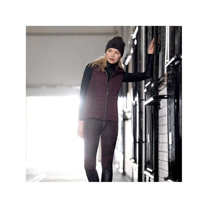 KLmanuela isolierte Softshell-Weste, Red Fudge - IQ Horse