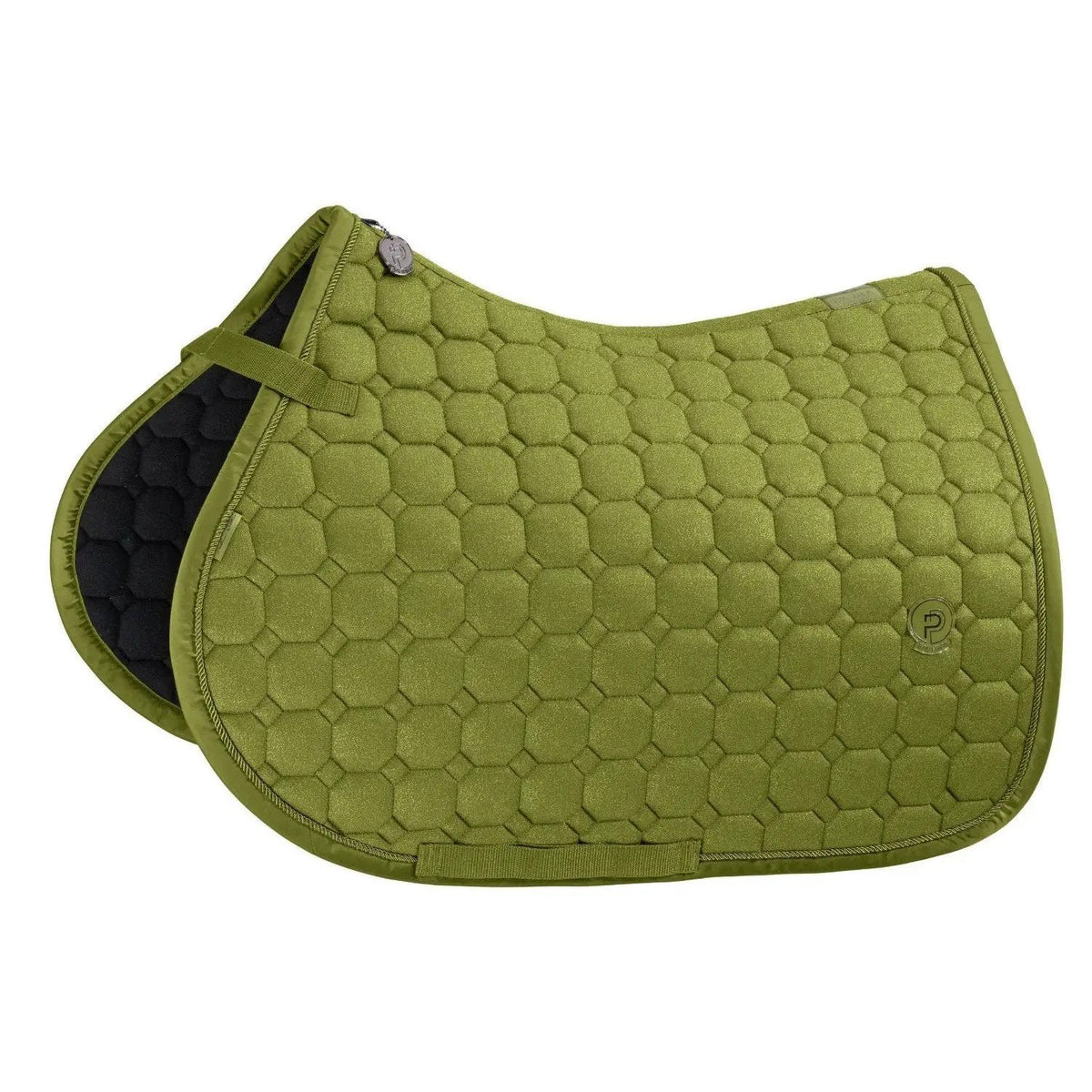 Eskadron Vielseitigkeitsschabracke COTTON GLITTER Eskadron Platinum 24, moss green - IQ Horse