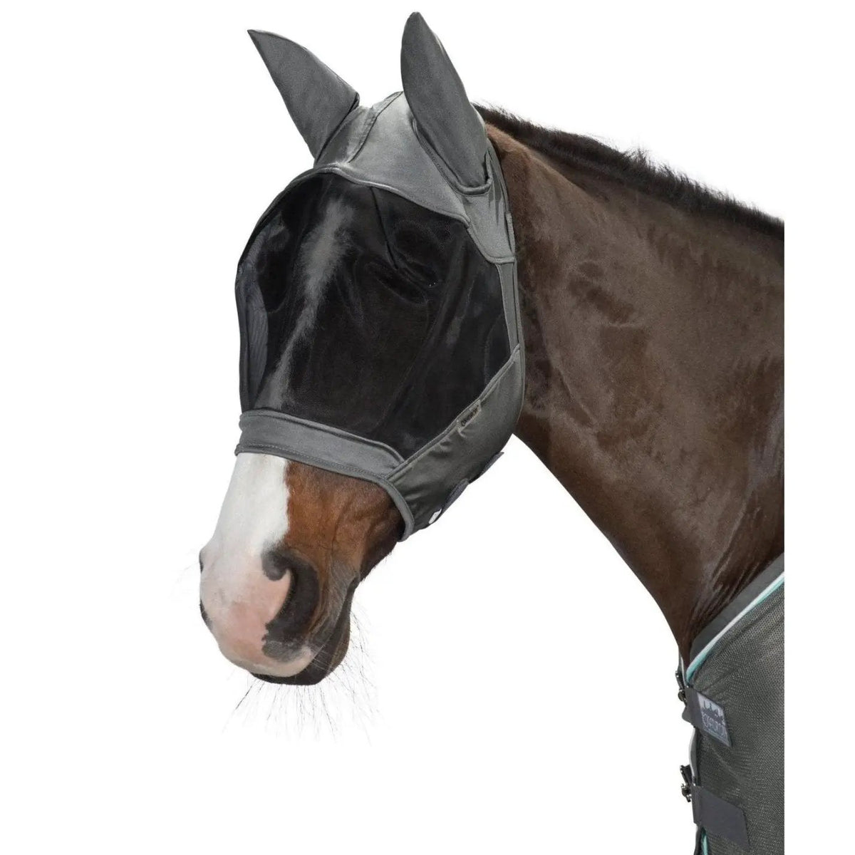Eskadron Fliegenmaske FLY MASK Basics, Grau - IQ Horse