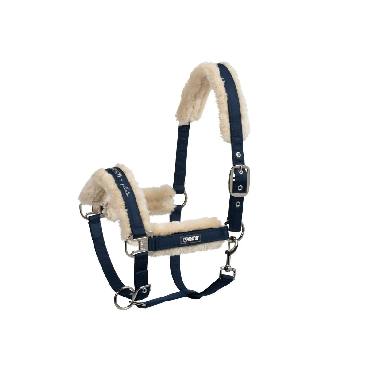 Eskadron Halfter FAUXFUR PIN BUCKLE Basics (NIGHTBLUE) - IQ Horse
