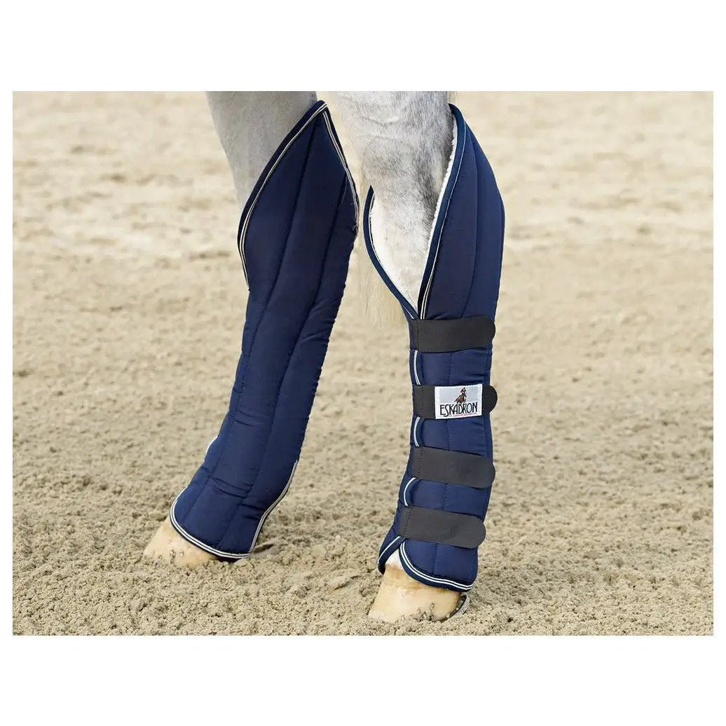 Eskadron Transportgamaschen PRO TRAVELLER, hinten, nightblue - IQ Horse