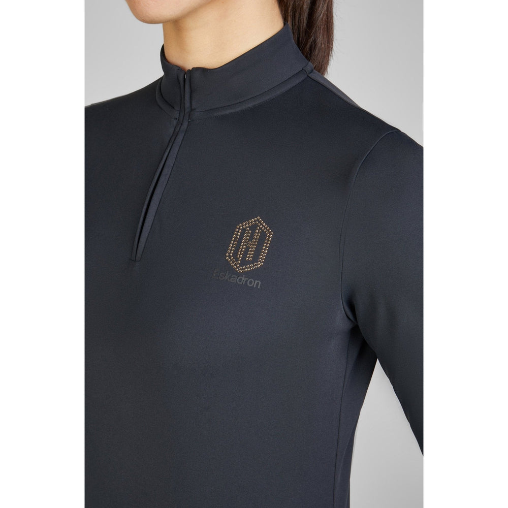 Eskadron Half-Zip Shirt Heritage 24, Schwarz - IQ Horse