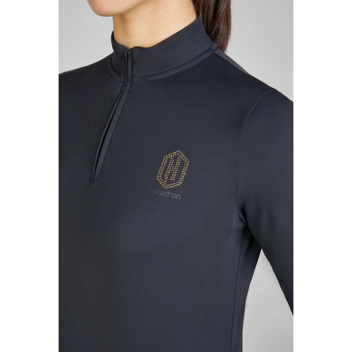 Eskadron Half - Zip Shirt Heritage 24, Schwarz - IQ Horse