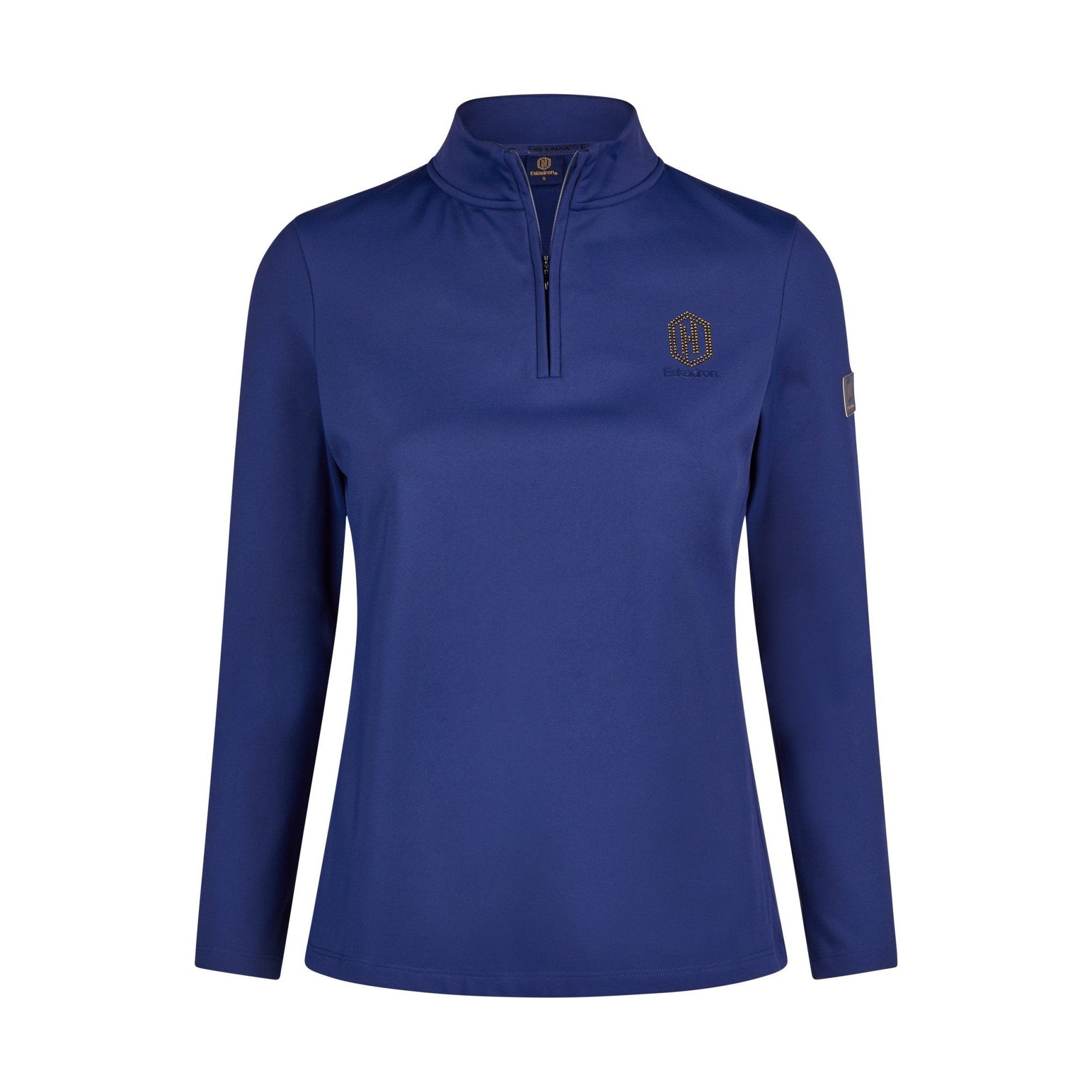 Eskadron Half-Zip Shirt Heritage 24, True Blue - IQ Horse