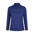 Unisex-Funktionsshirt Half-Zip Heritage – True Blue