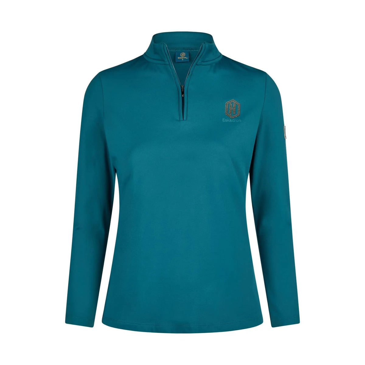 Eskadron Half - Zip Shirt Heritage 24, Vintage Green - IQ Horse