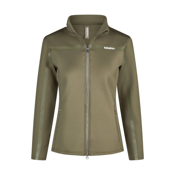 Eskadron Shirt ZIP-SHIRT Classic Sports 25, Dusty Olive - IQ Horse