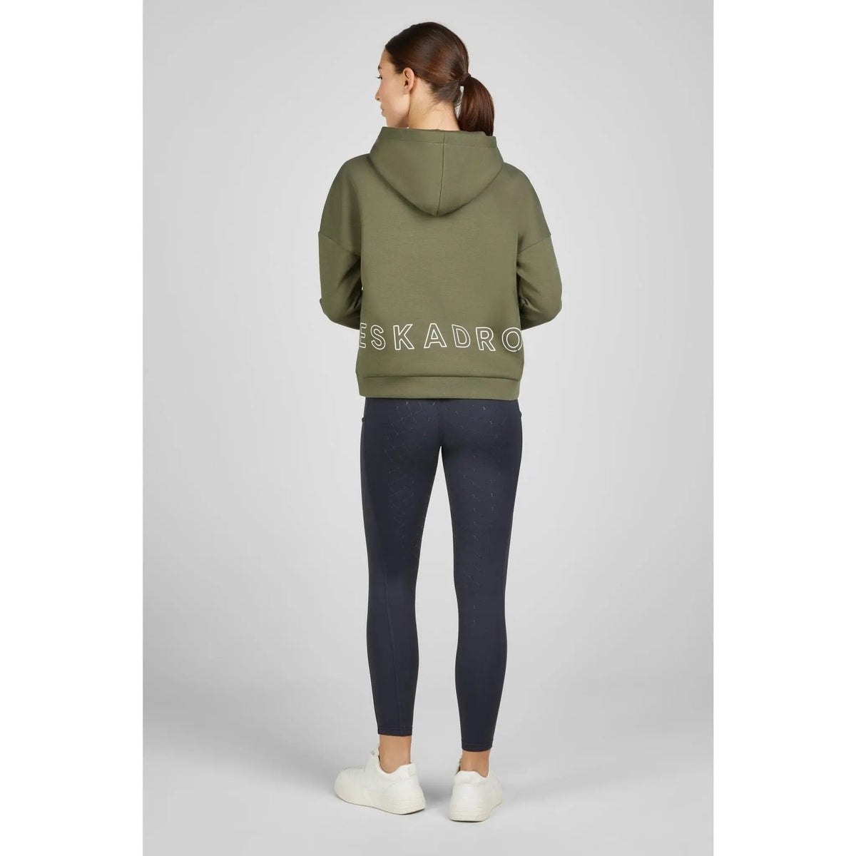 Eskadron Shirt HOOD Classic Sports 25, dusty olive - IQ Horse