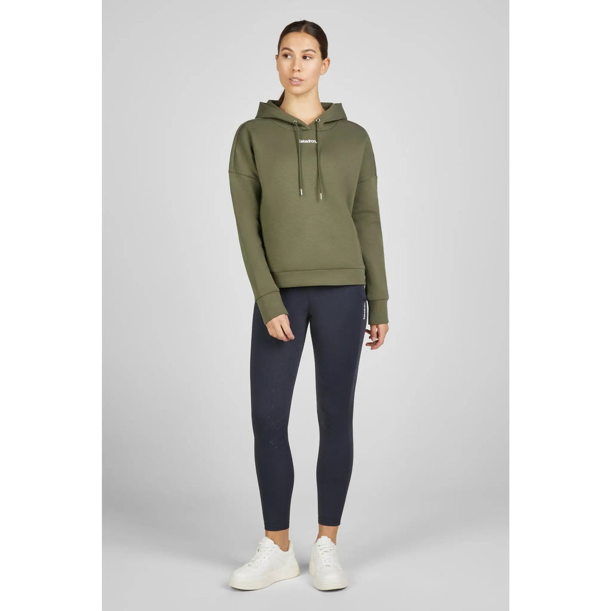 Eskadron Shirt HOOD Classic Sports 25, dusty olive - IQ Horse