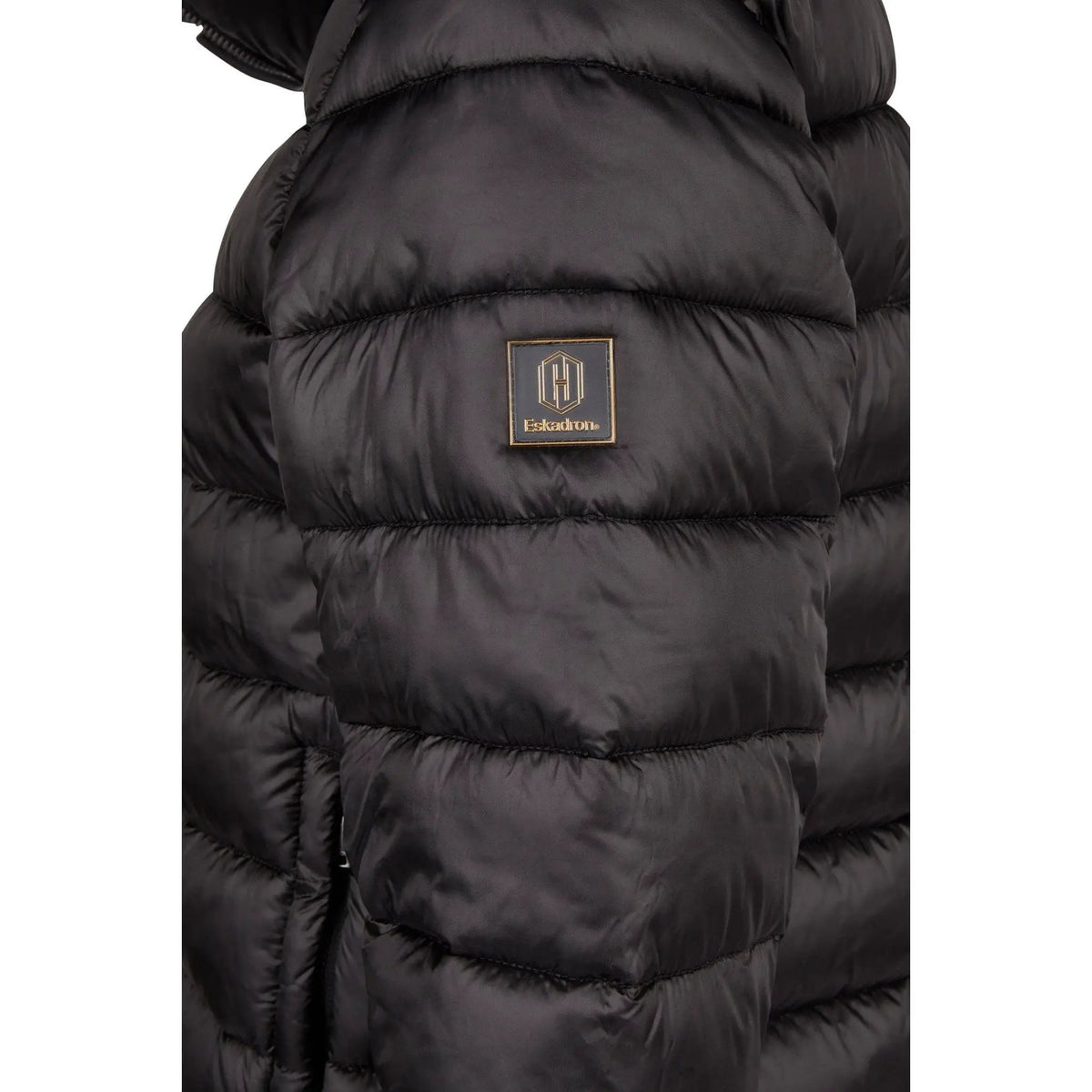 Jacke QUILT - JACKET HERITAGE 24, Schwarz - IQ Horse