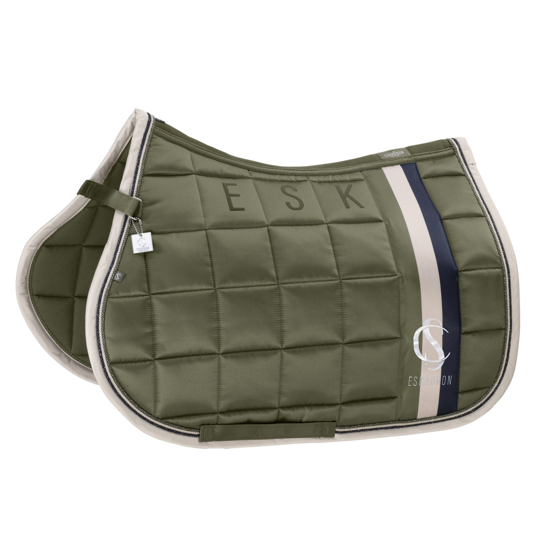Eskadron Vielseitigkeitsschabracke BIG SQUARE MATTGLOSS Classic Sports 25, Dusty Olive - IQ Horse