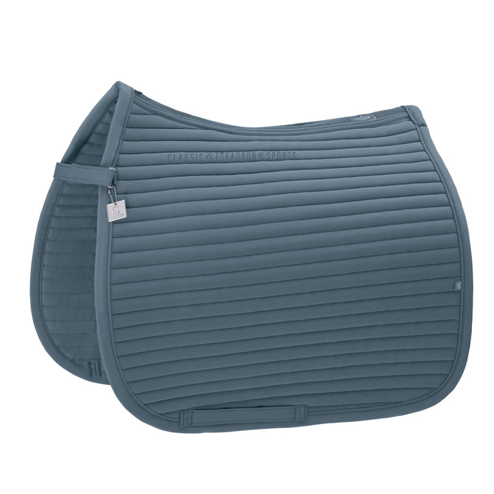 Eskadron Dressurschabracke PRO SOFT CLASSIC SPORTS 25, steel blue - IQ Horse