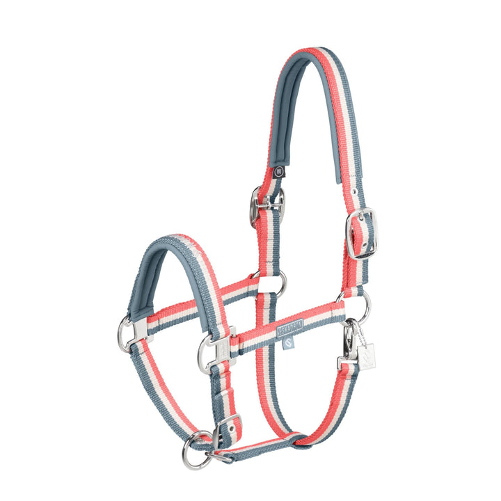 Eskadron Halfter DOUBLE PIN Classic Sports 25, Steel-Blue-Greige - IQ Horse