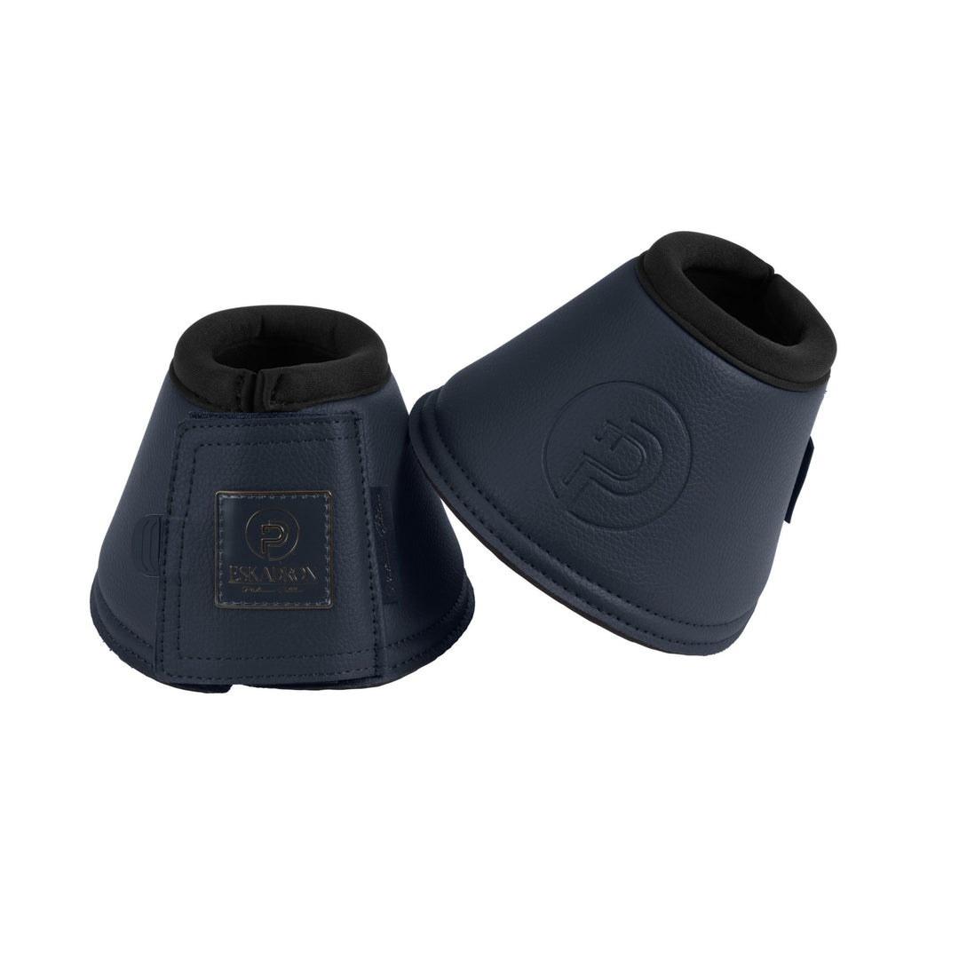 Eskadron Sprungglocken XXL FAUX Lesther Platinum 24 XXL, Atlantic Blue - IQ Horse