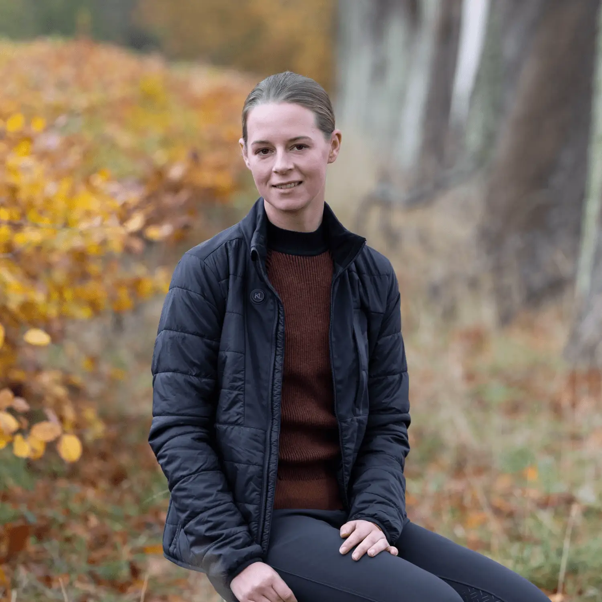 KLValero Damen Wärmejacke – regulierbare Heizzonen, navy - IQ Horse