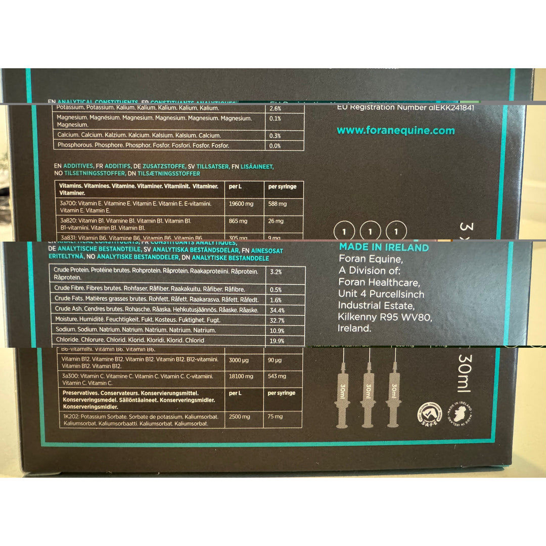 Foran Equine -Re-Fuel Gel 3 x 30 ml