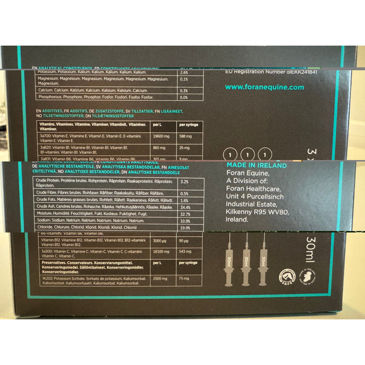 Foran Equine -Re-Fuel Gel 3 x 30 ml