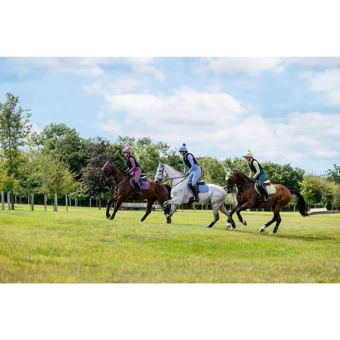 LeMieux Suede Close Contact Schabracke – Springschabracke - IQ Horse
