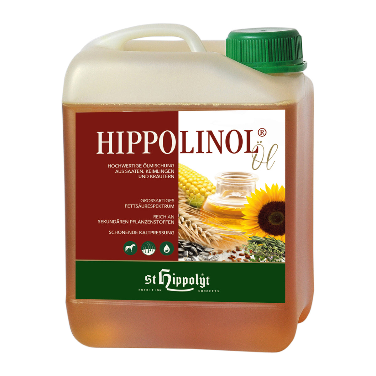 Ölmischung Hippo Linol – kaltgepresst, 2,5 l