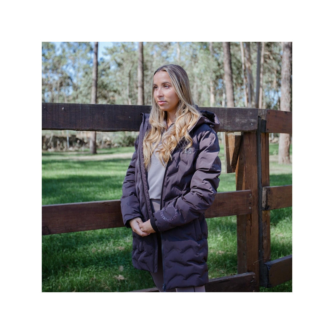 Kingsland Damen Reit-Mantel KLsidra, wasserdicht, isoliert, brown black coffee - IQ Horse