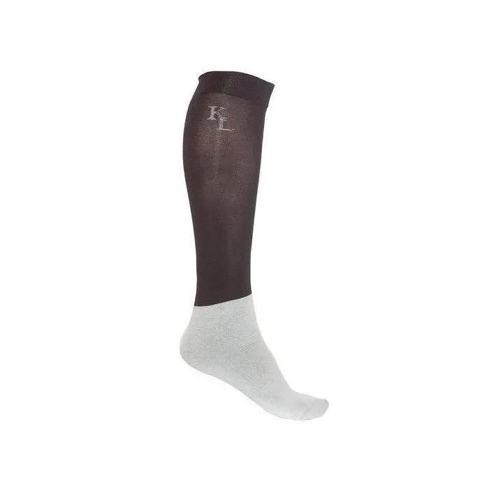 Kingsland Klassische Unisex Turnierstrümpfe, 3 Paar, schwarz - IQ Horse