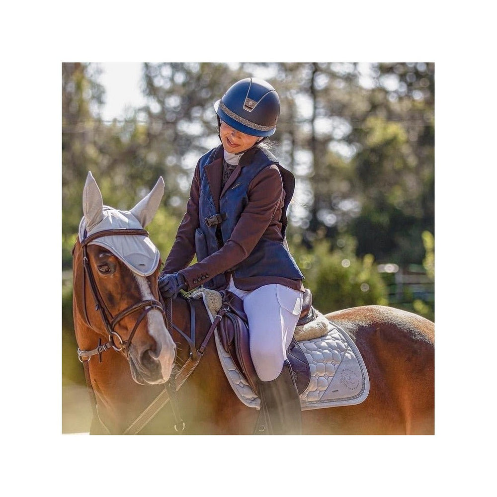 Kingsland KLodessa Satin- & Samtschabracke, Dressur, grey sleet - IQ Horse