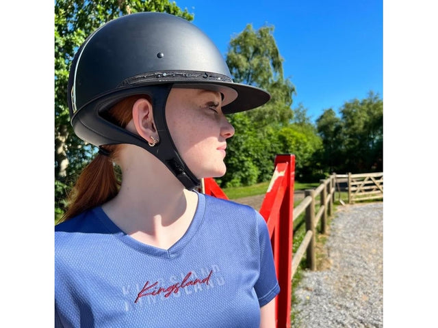 Kingsland KLolivia T - Shirt für Damen, FS2022, Burgundy - IQ Horse