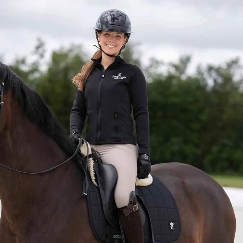 Kingsland Classic Damen Fleecejacke, navy - IQ Horse