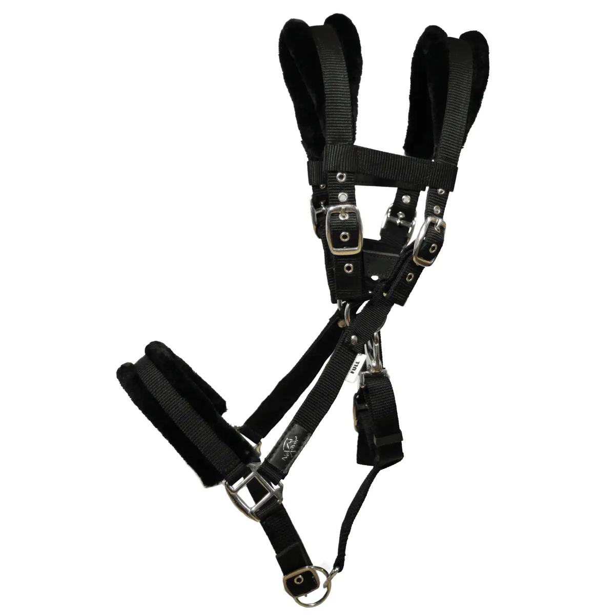 NeXaver® Halfter Nylon Faux Fur - IQ Horse